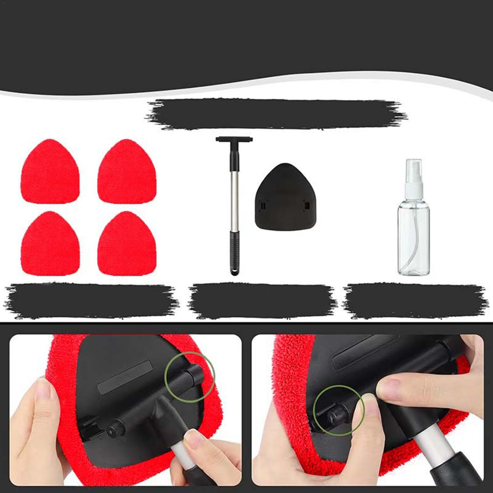 Car Windshield Cleaner Interio - Interior Detailing Kit 评论和价格