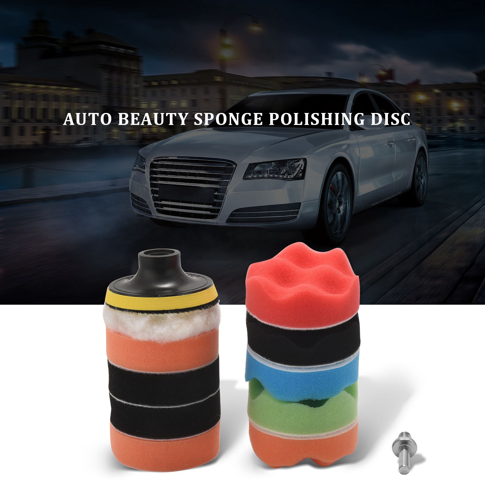 BAAG-11Pcs 3 Inch Waves Buffer - Polish Pad Set Buffer 评论和价格