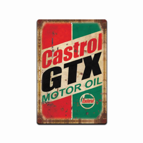 Castrol GTX Vintage Looking Ga - Castrol Oil Gtx 评论和价格